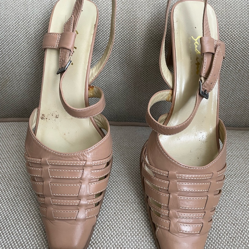 Tan Strappy Women's Heels